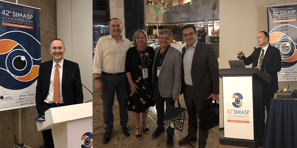 Farhad Hafezi at the 42nd SIMASP Congress held in Sao Paulo, Brazil