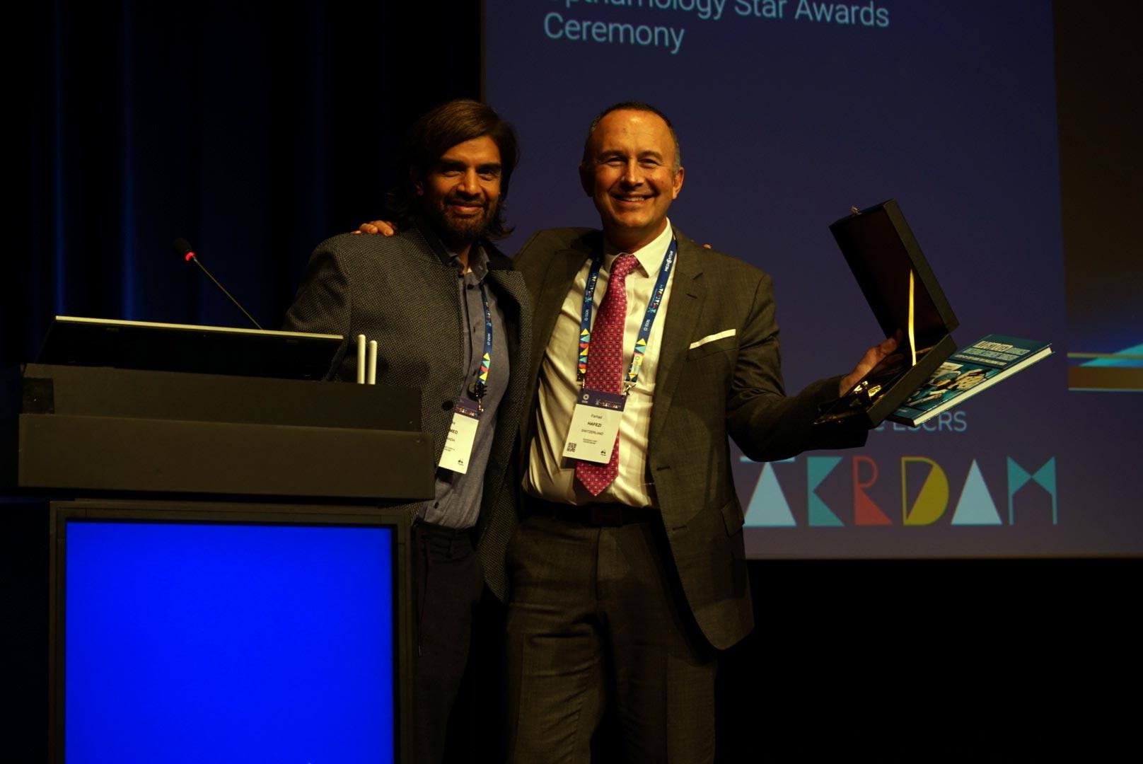 Farhad Hafezi and Ike Ahmed VSY Ophthalmology Star Awards