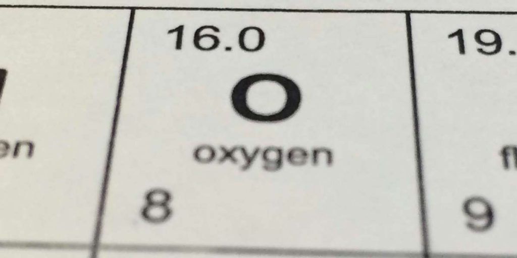 cxl-and-oxygen-article-featured-image of the periodic table