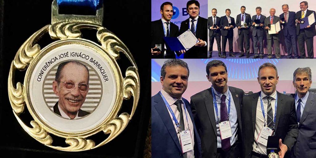 Emilio Torres receives Barraquer award from BRASCRS