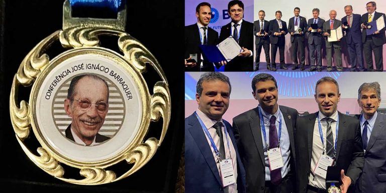 Emilio Torres recebe o prémio Barraquer da BRASCRS