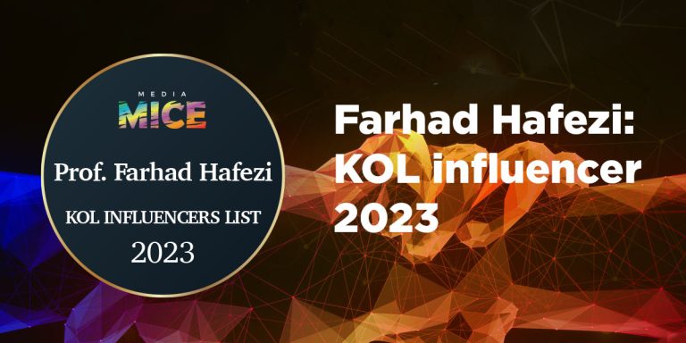 Farhad Hafezi KO influencer 2023 - Media Mice, CAKE, PIE magazine