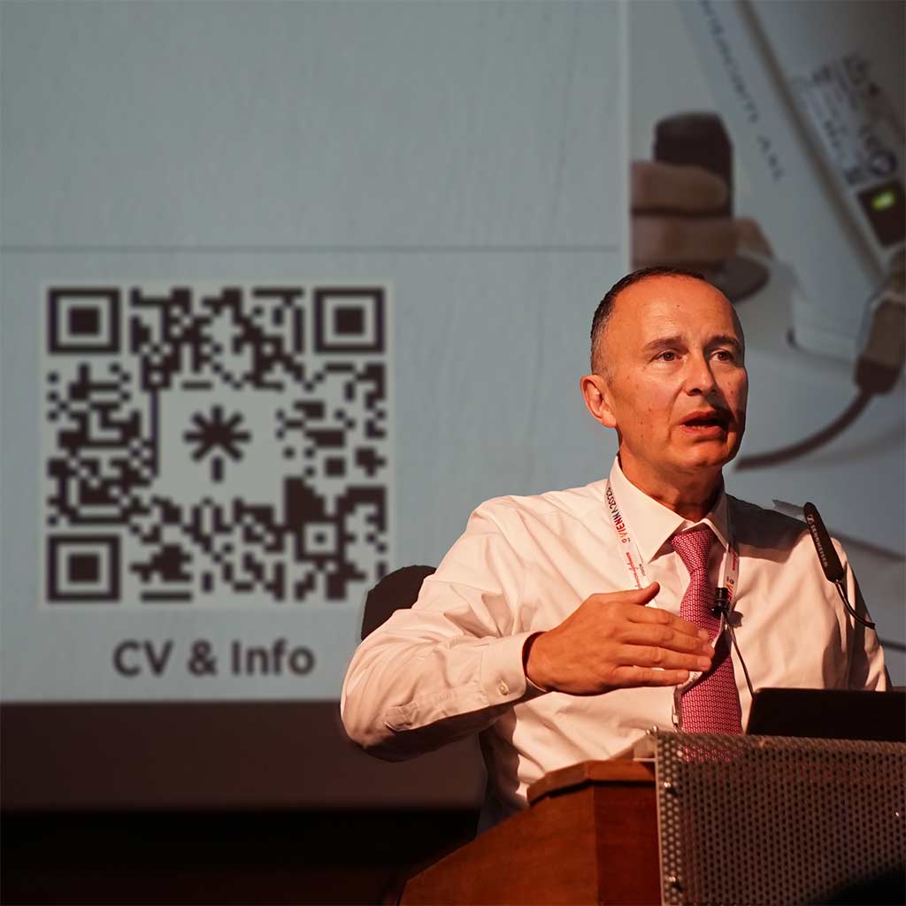 NYU Professor Hafezi at ESCRS 2023 Vienna