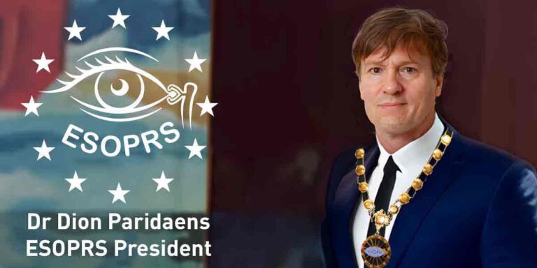 Dr. Dion Paridaens, MD, PhD, has assumed the role of President at ESOPRS, leading the organization in promoting excellence in ophthalmic plastic & reconstructive surgery. Read about his significant achievement and future