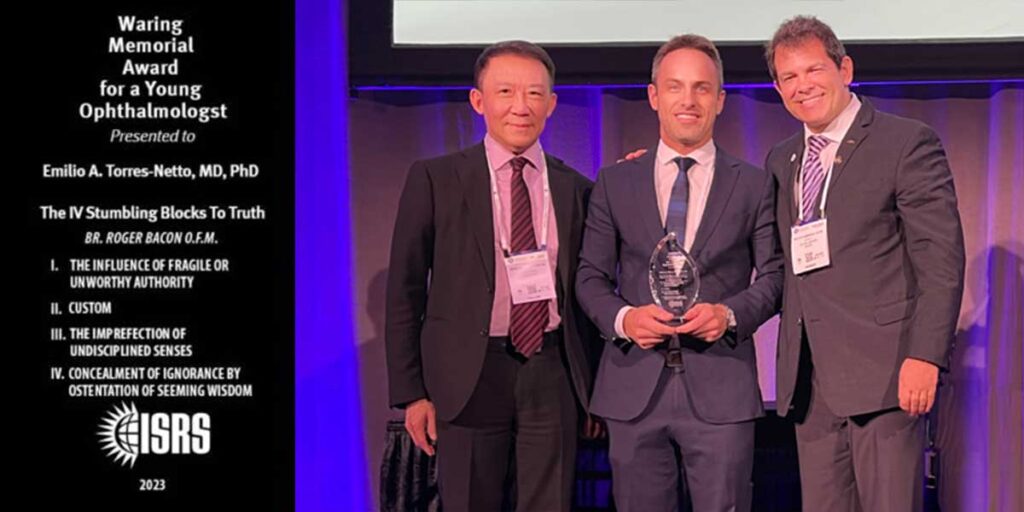 Emilio Torres-Netto receives the 2023 George Waring Award