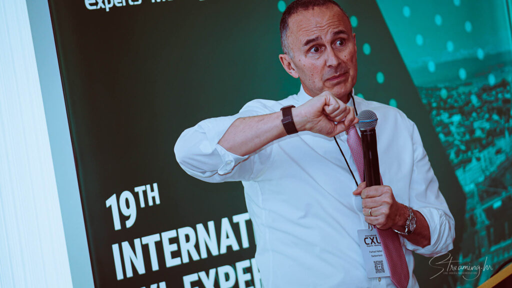 Farhad Hafezi at the CXL Experts' Meeting 2023