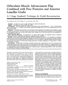 Orbicularis-Muscle-Advancement-Flap