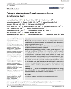 Outcome-after-treatment-for-sebaceous-carcinoma